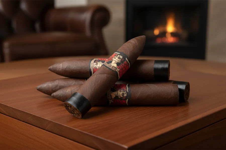 leather rose cigar