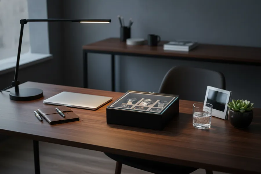 Mozsly black watch box