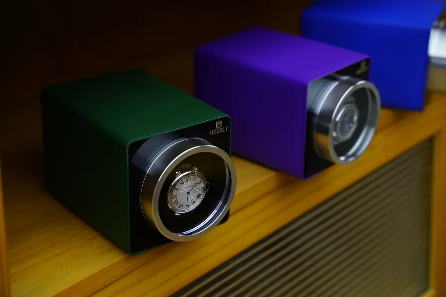 Mozsly watch winder lined up