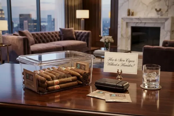 Tupperdor is one of the most common temporary alternatives to a humidor