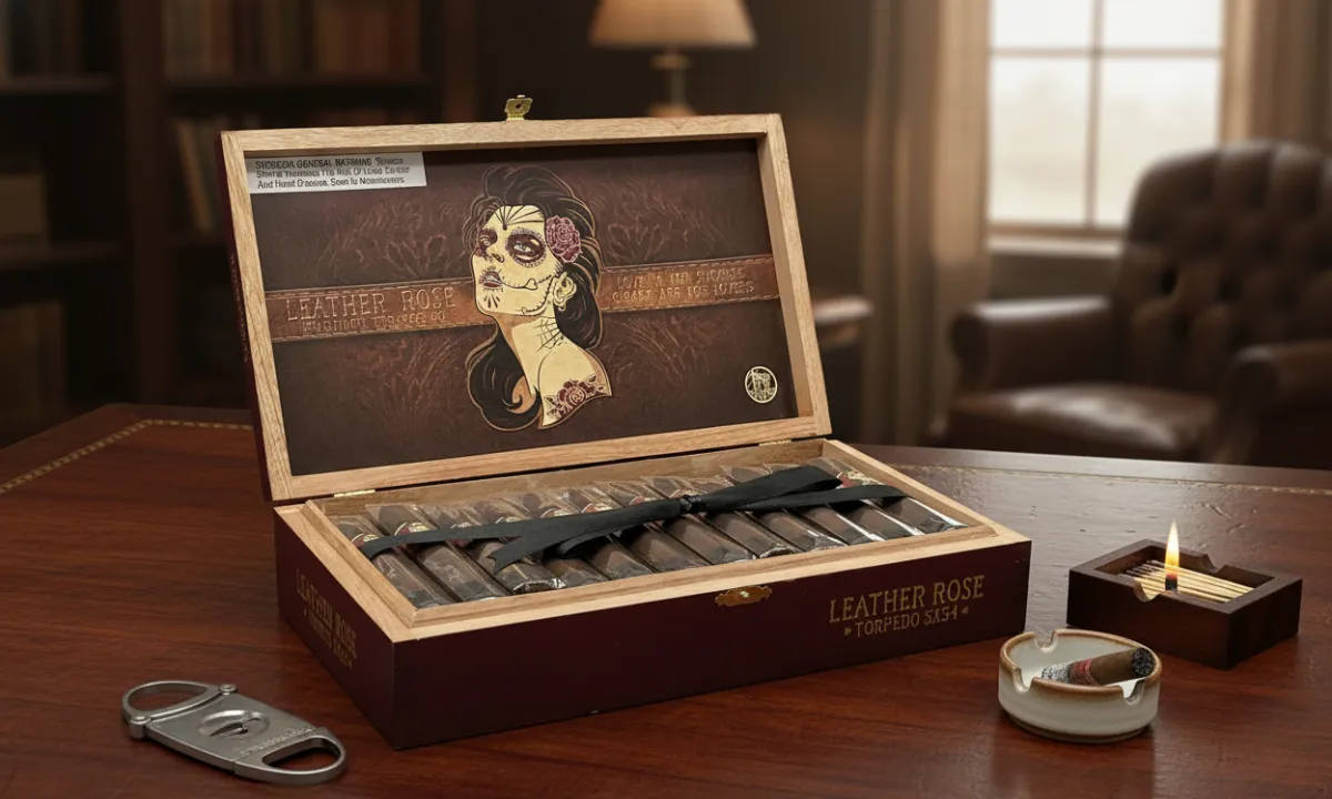 leather rose cigar